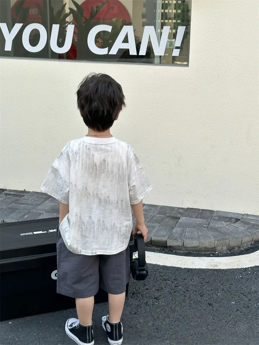 Boys Summer T-Shirt Kids Shorts Loose Cotton 2025 — feature 22