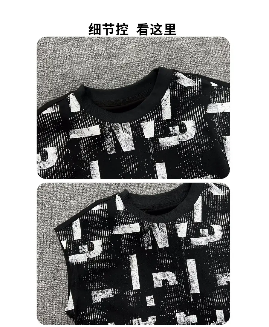 Boys Sleeveless Korean Style T-Shirt 2025 — feature 11