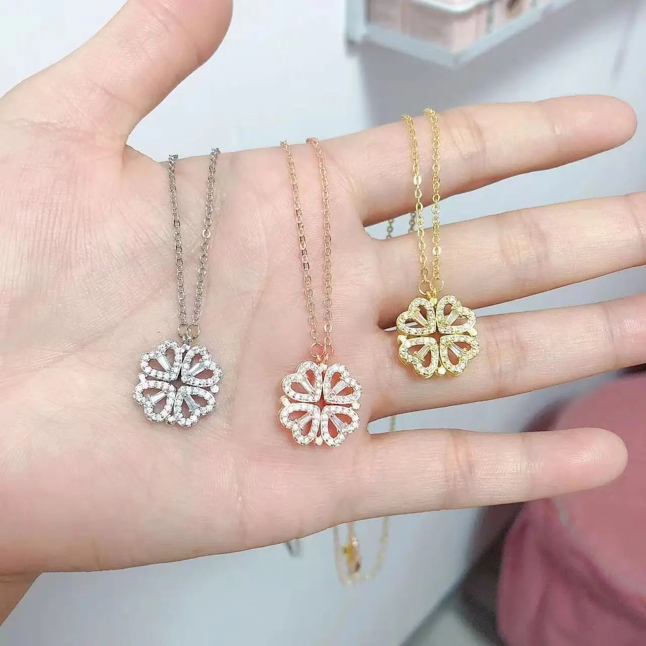 New Cross-border Heart-to-heart Women's Necklaces - Image 5