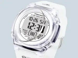 Women Waterproof LED Digital Watch Navy Blue — feature 8
