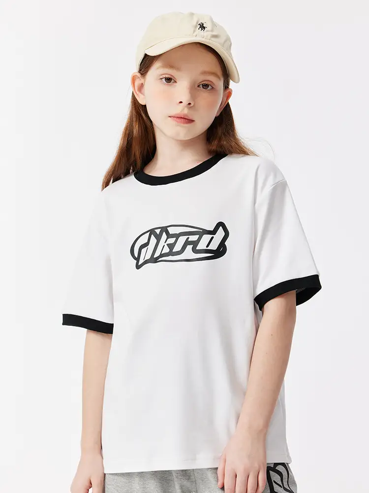 Black DK Kids Shorts with Graphic Print - Image 7