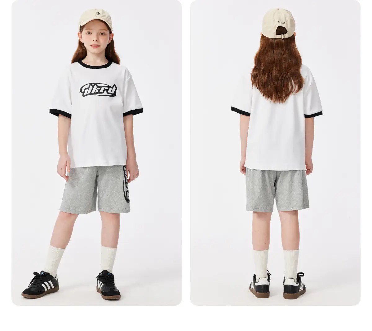 Black DK Kids Shorts with Graphic Print — feature 22