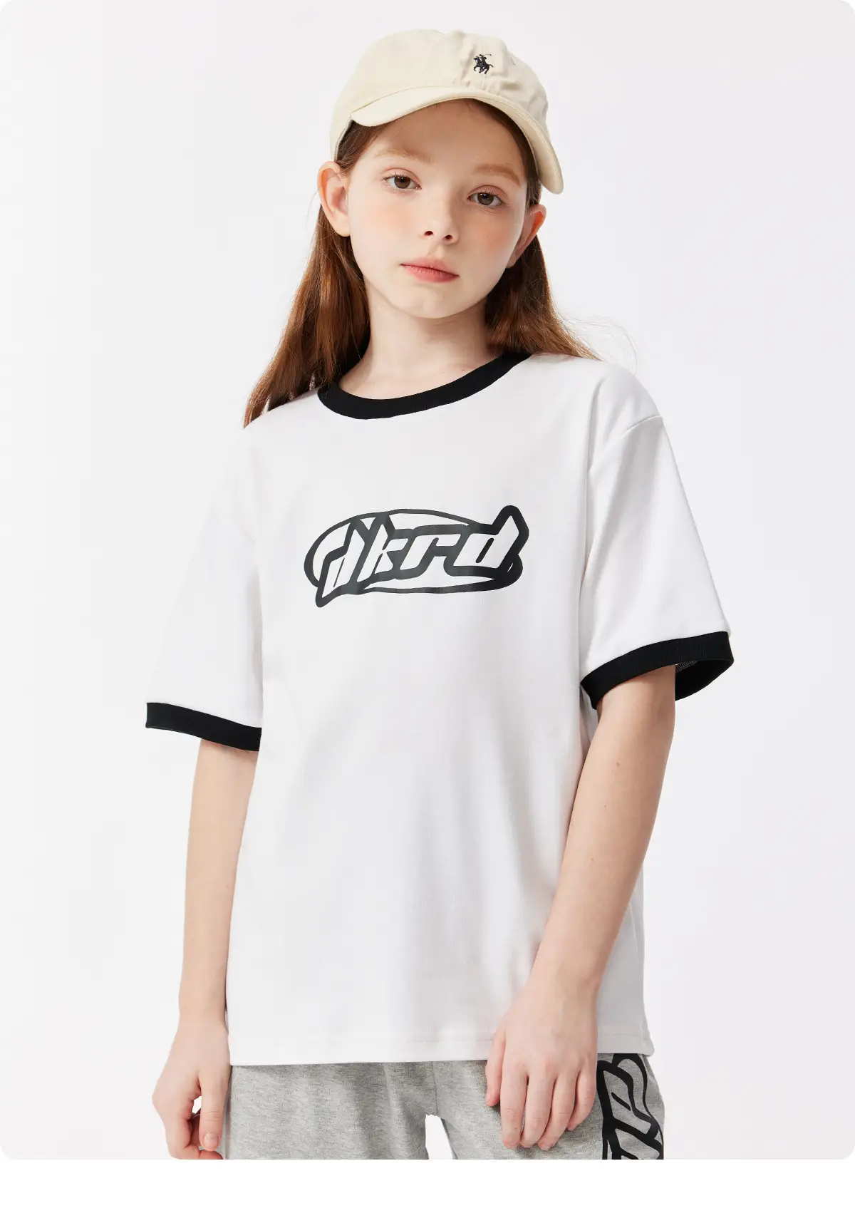 Black DK Kids Shorts with Graphic Print — feature 23