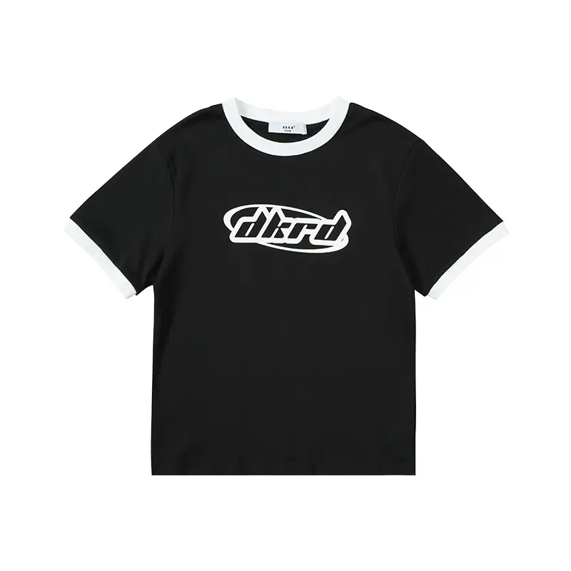 Black DK Kids Shorts with Graphic Print - Image 2