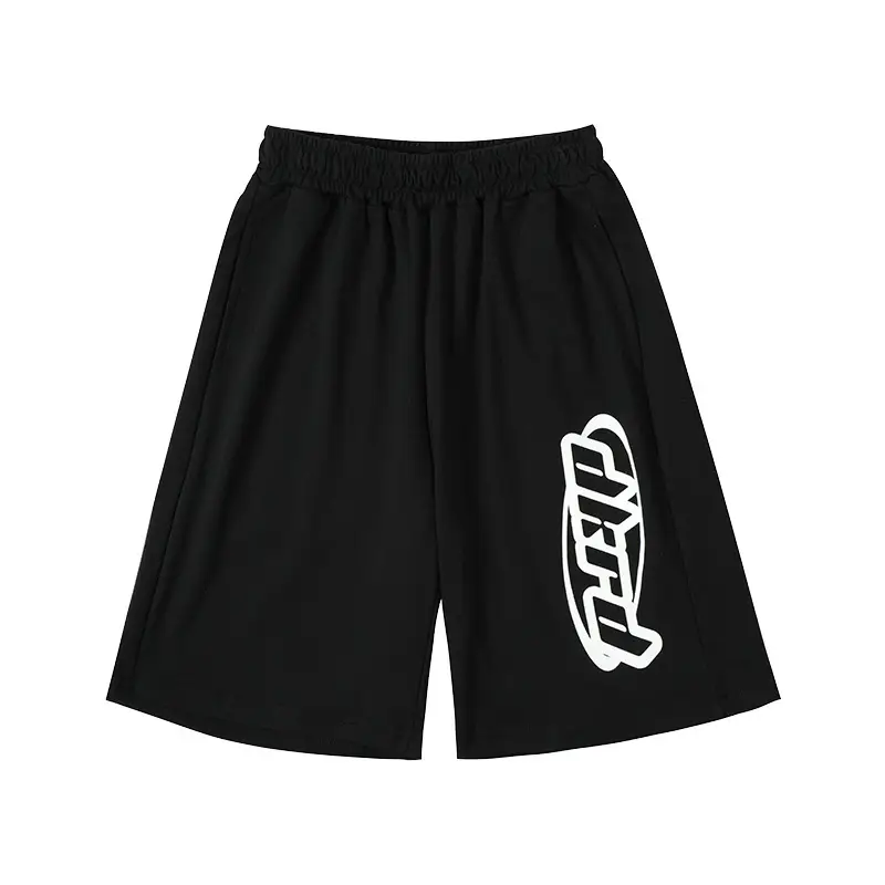 Black DK Kids Shorts with Graphic Print - Image 4
