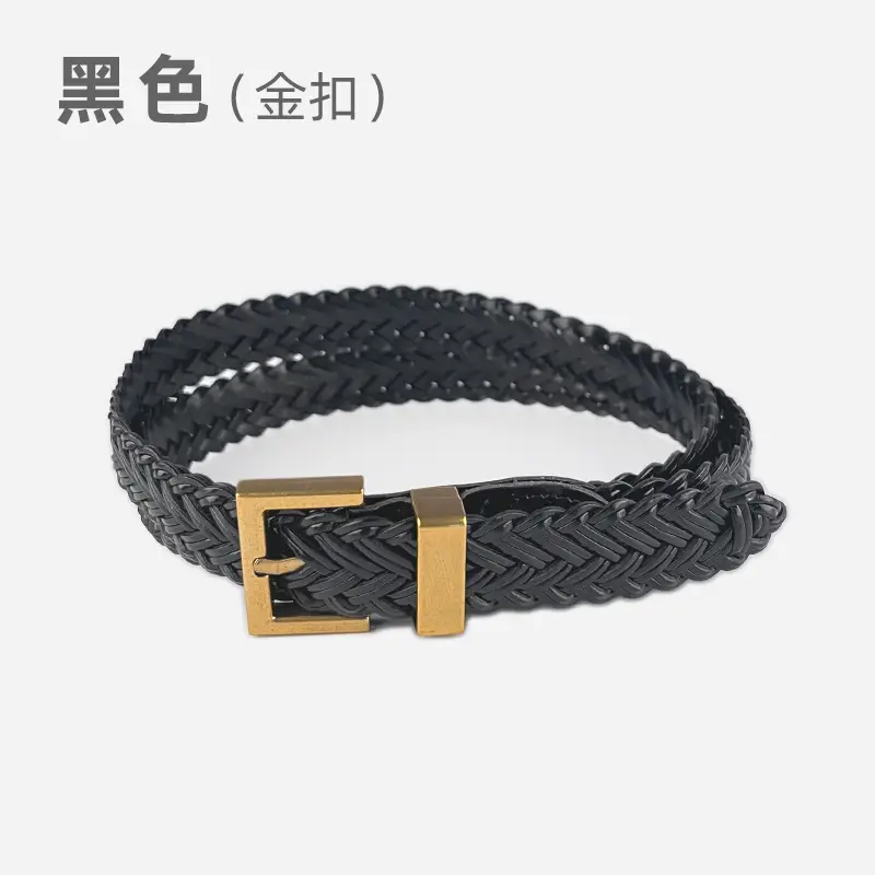 26761-black (gold buckle)