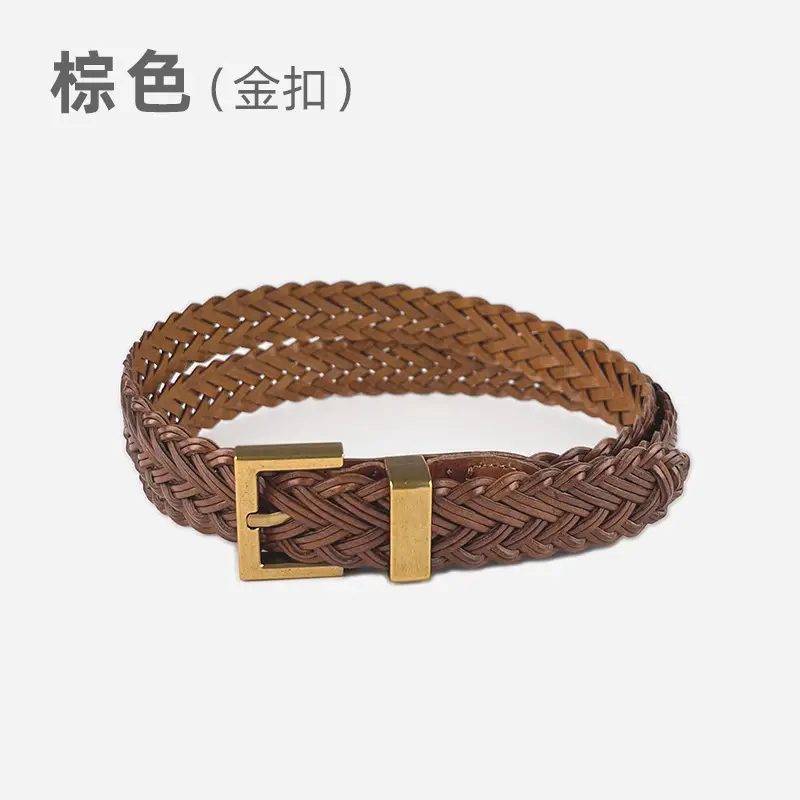 26761-brown (gold buckle)