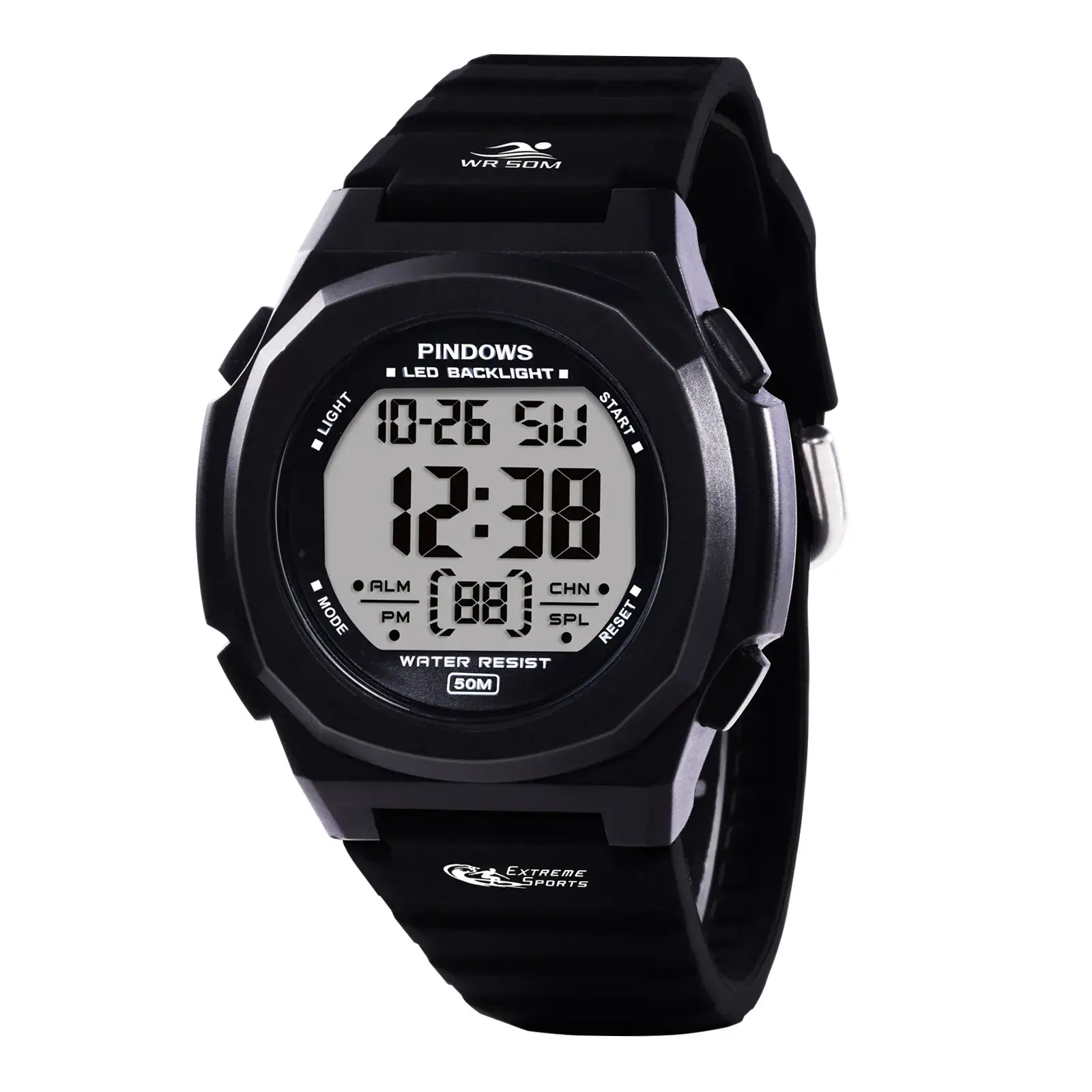 Backlight Display Waterproof Digital Watch for Men Women - Image 8