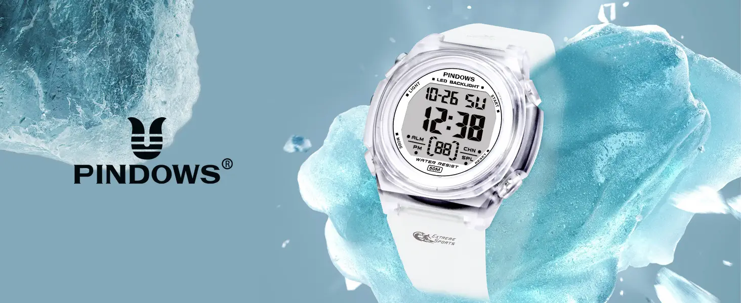 Backlight Display Waterproof Digital Watch for Men Women — feature 3