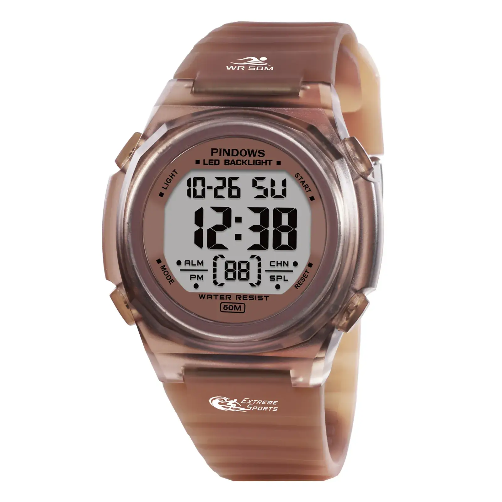 Backlight Display Waterproof Digital Watch for Men Women - Image 2