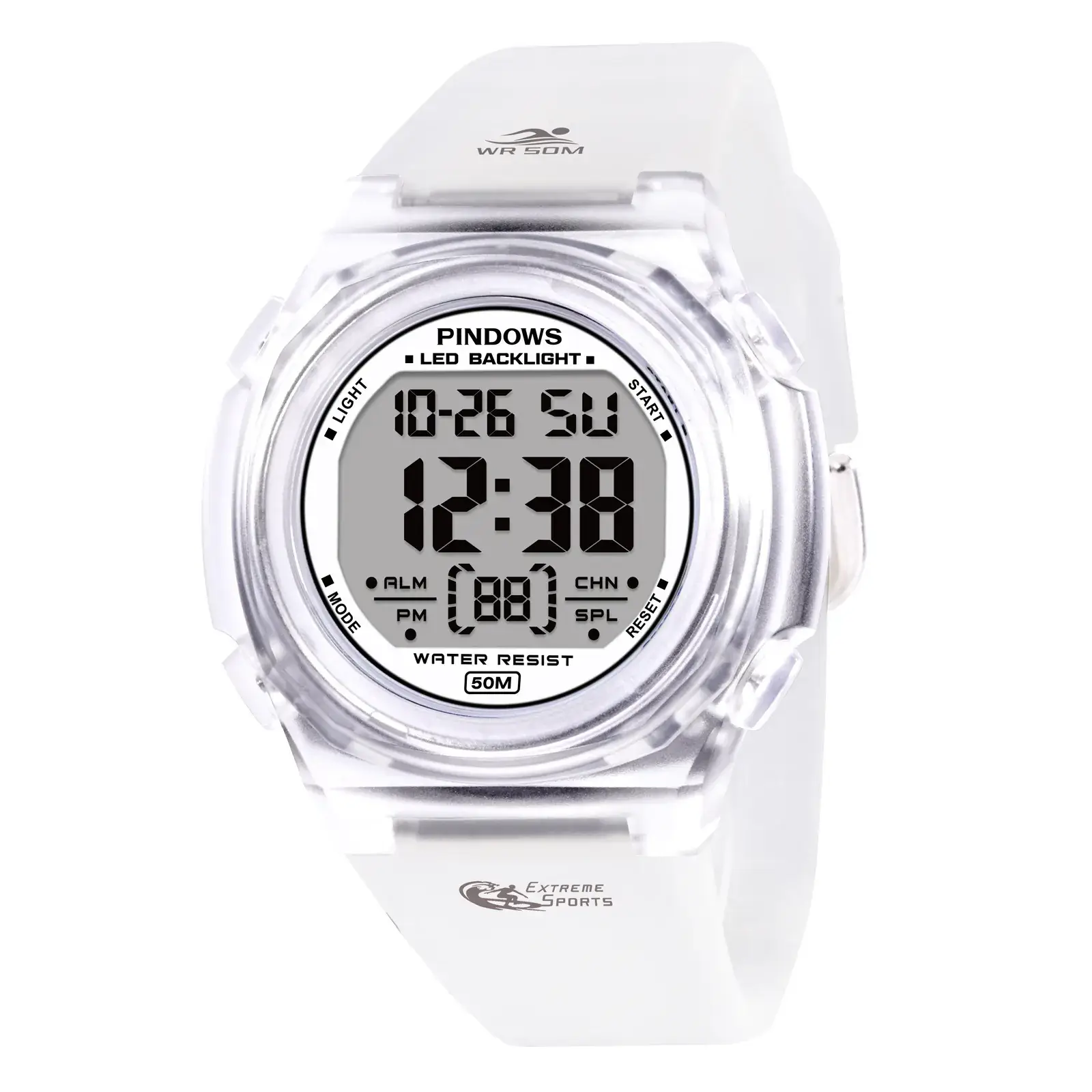 Backlight Display Waterproof Digital Watch for Men Women - Image 3