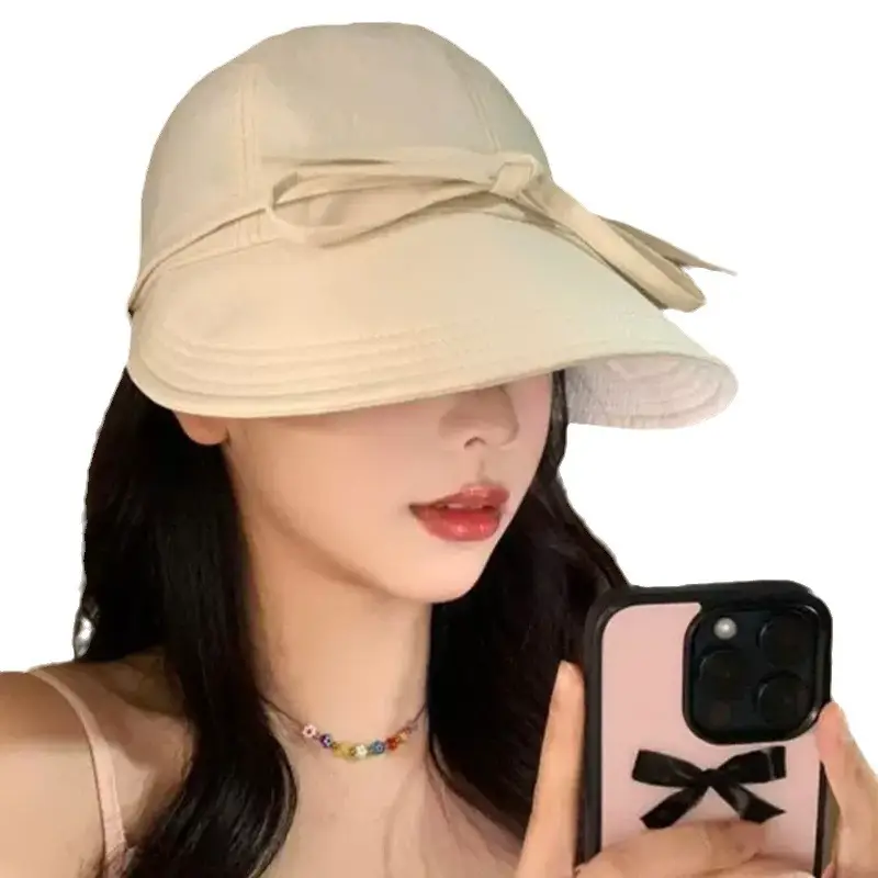 Korean Style Bow Peaked Cap Sun Protection