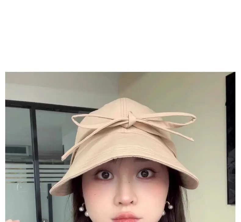 Korean Style Bow Peaked Cap Sun Protection — feature 13