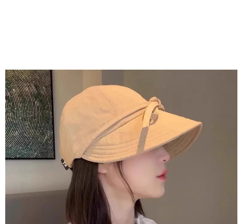 Korean Style Bow Peaked Cap Sun Protection — feature 16