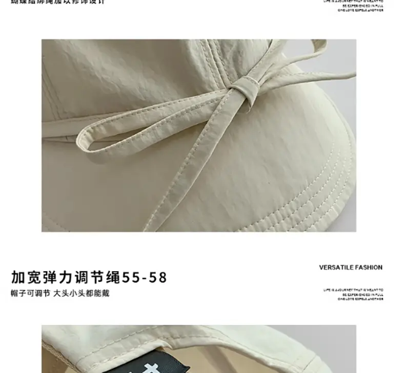 Korean Style Bow Peaked Cap Sun Protection — feature 18