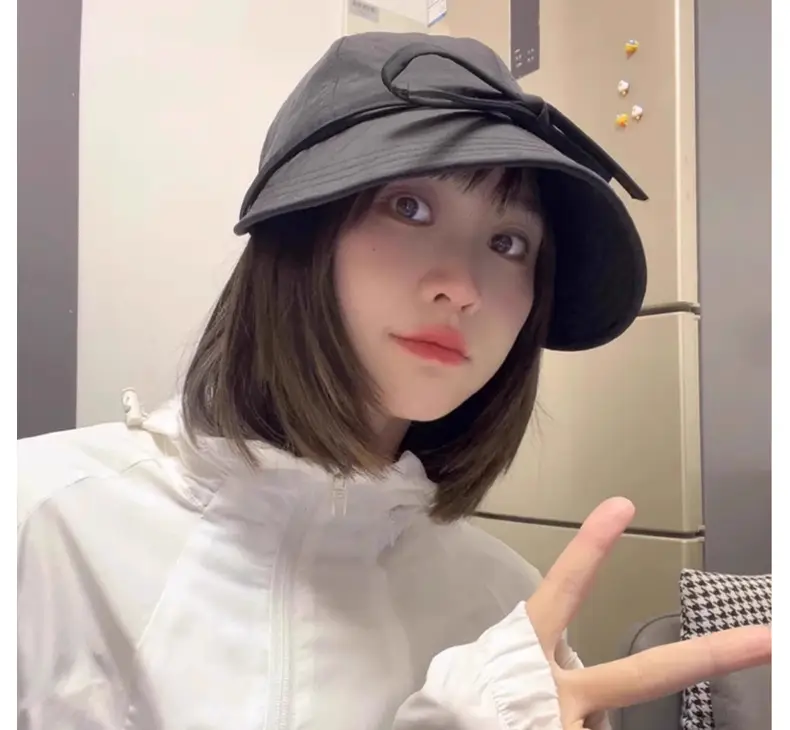 Korean Style Bow Peaked Cap Sun Protection — feature 9