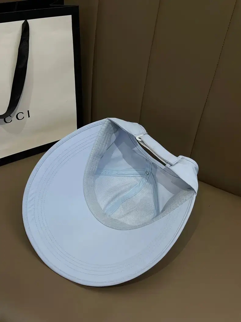 Women's Light Gray Baseball Cap with Ponytail — feature 21