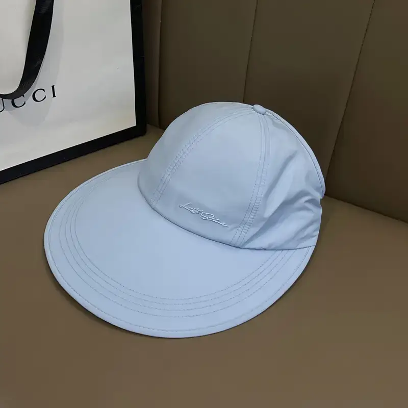 Women's Light Gray Baseball Cap with Ponytail - Image 6