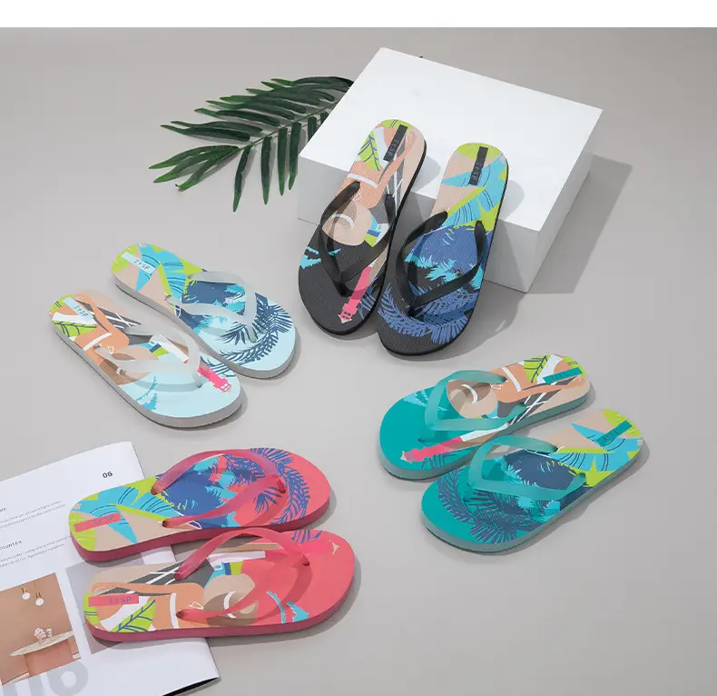 New Flip-Flops Men's Summer Outwear Fashionable Slippers Men's Internet Celebrant Beach Sandals Women's Flip-Flops — feature 11