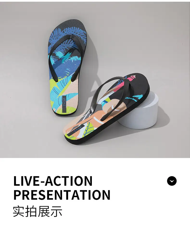 New Flip-Flops Men's Summer Outwear Fashionable Slippers Men's Internet Celebrant Beach Sandals Women's Flip-Flops — feature 13