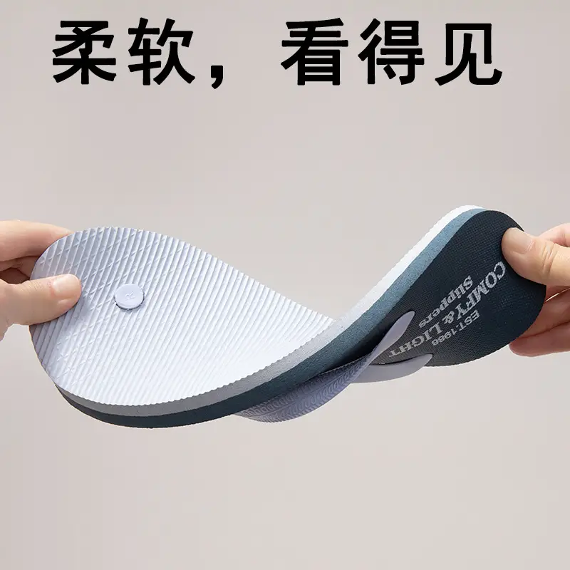 New Flip-Flops Men's Summer Outwear Fashionable Slippers Men's Internet Celebrant Beach Sandals Women's Flip-Flops — feature 4