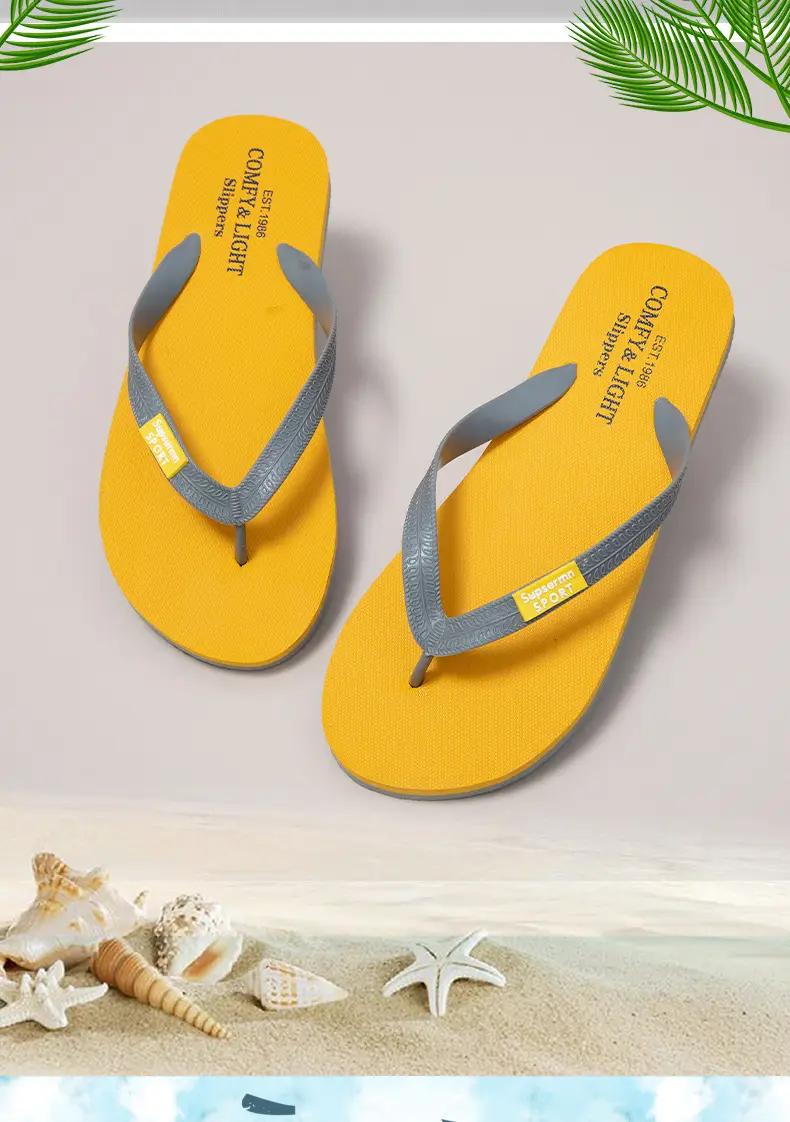 New Flip-Flops Men's Summer Outwear Fashionable Slippers Men's Internet Celebrant Beach Sandals Women's Flip-Flops — feature 7