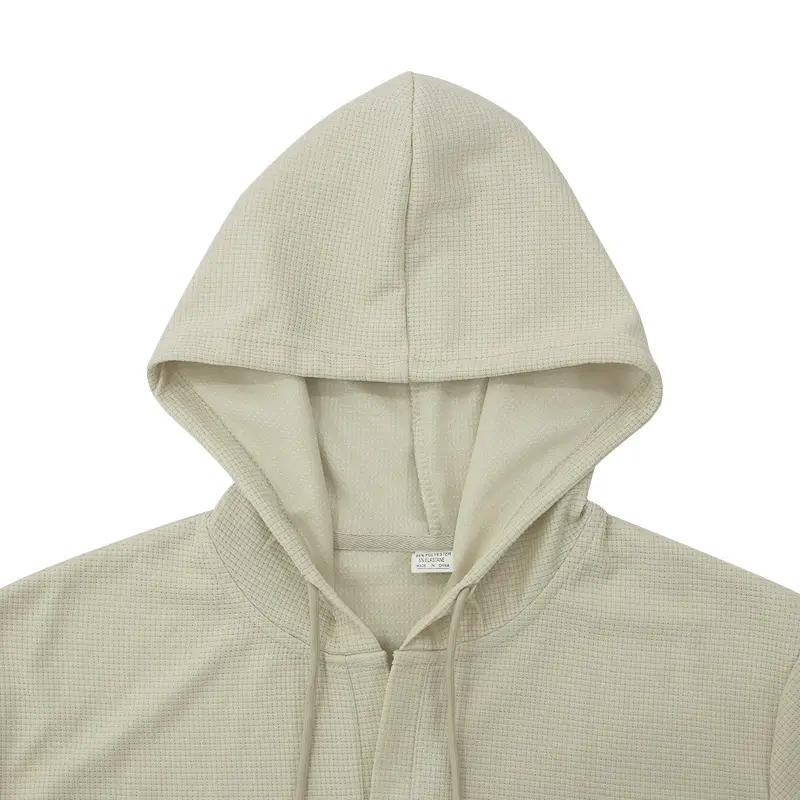 Men's White Short Sleeve Hooded T-Shirt Large — feature 50