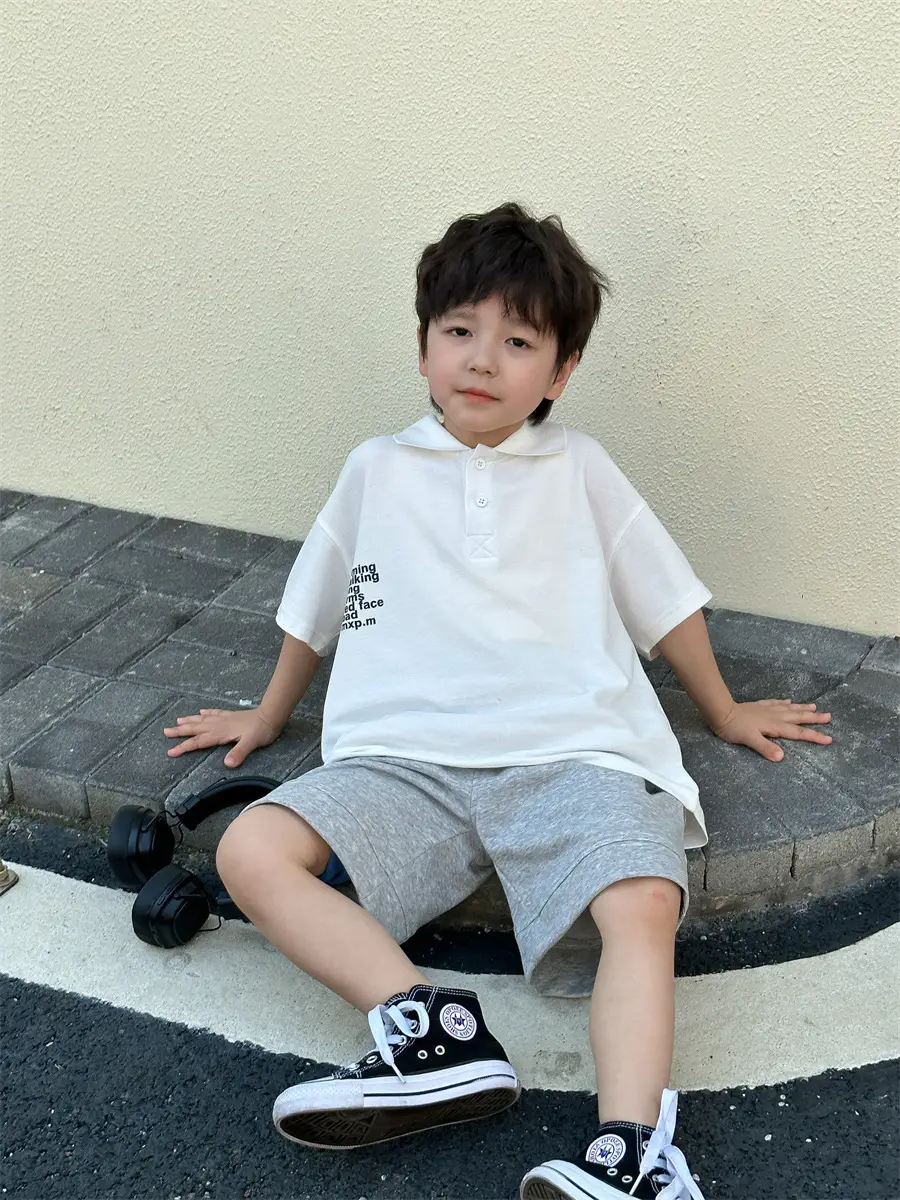 Baby Pink Polo Shirt Short Sleeve Summer Wear 2025 - Image 4