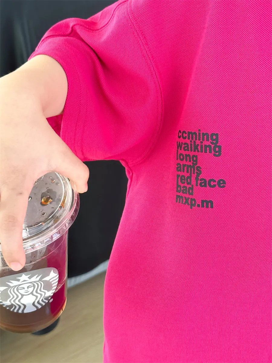 Baby Pink Polo Shirt Short Sleeve Summer Wear 2025 — feature 31