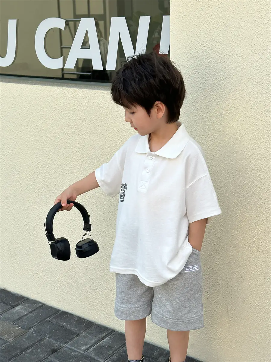 Baby Pink Polo Shirt Short Sleeve Summer Wear 2025 — feature 44