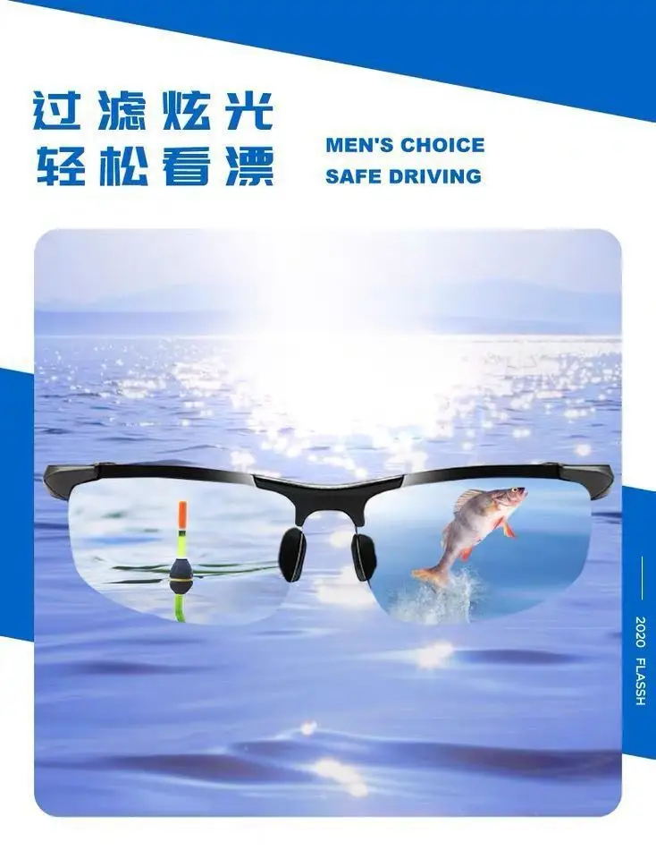 Smart Color-Changing Polarized Sunglasses for Men UV Protection — feature 11