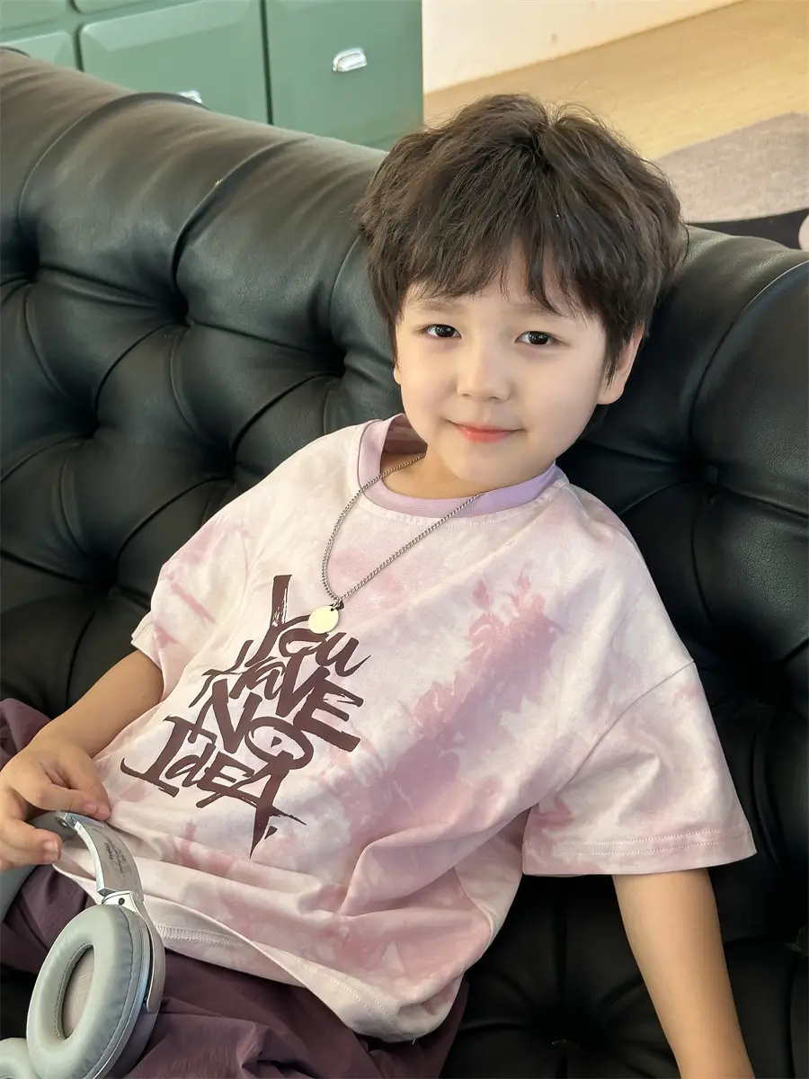 Boys Korean Style Summer T-Shirt 2025