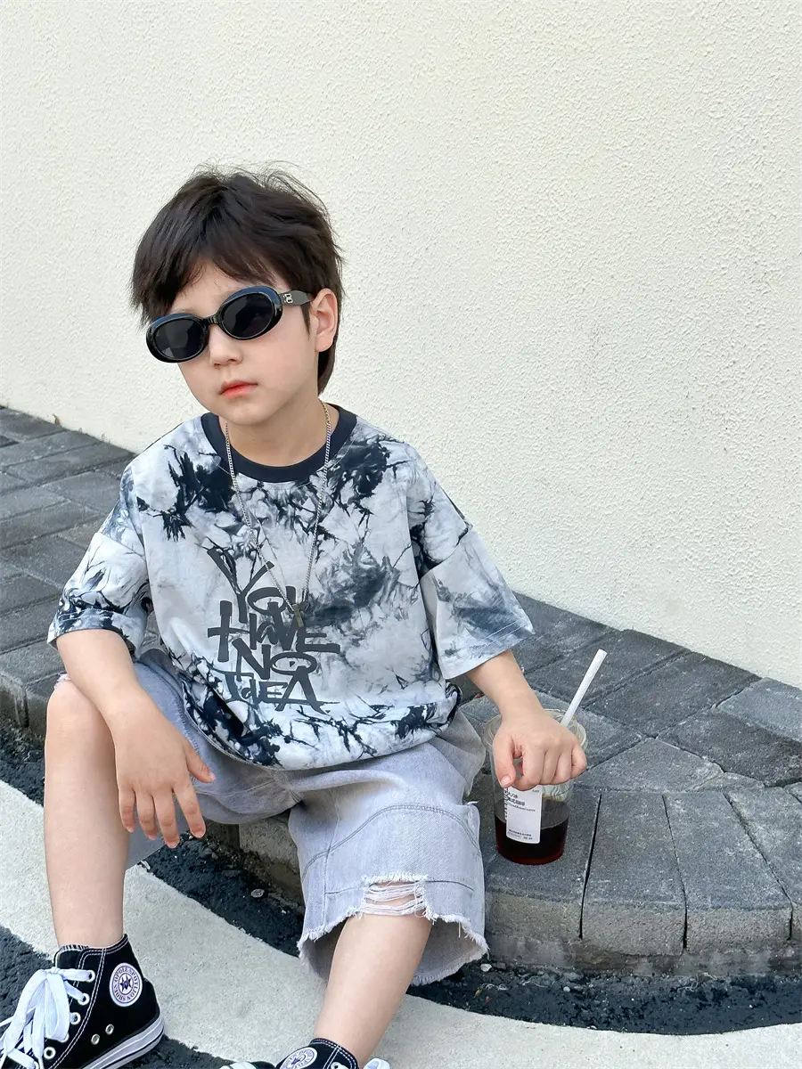 Boys Korean Style Summer T-Shirt 2025