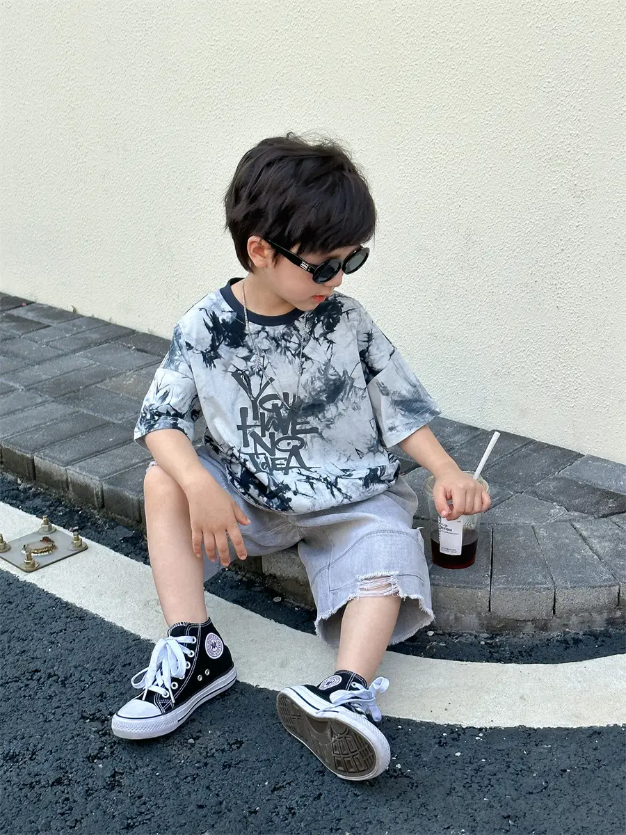 Boys Korean Style Summer T-Shirt 2025 — feature 44