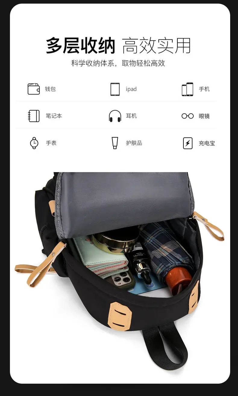 Crossbody Bag for Men Women Large Capacity Fashionable Lightweight — feature 11