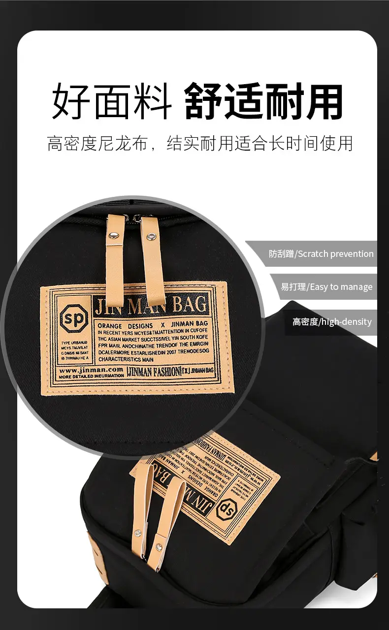 Crossbody Bag for Men Women Large Capacity Fashionable Lightweight — feature 13