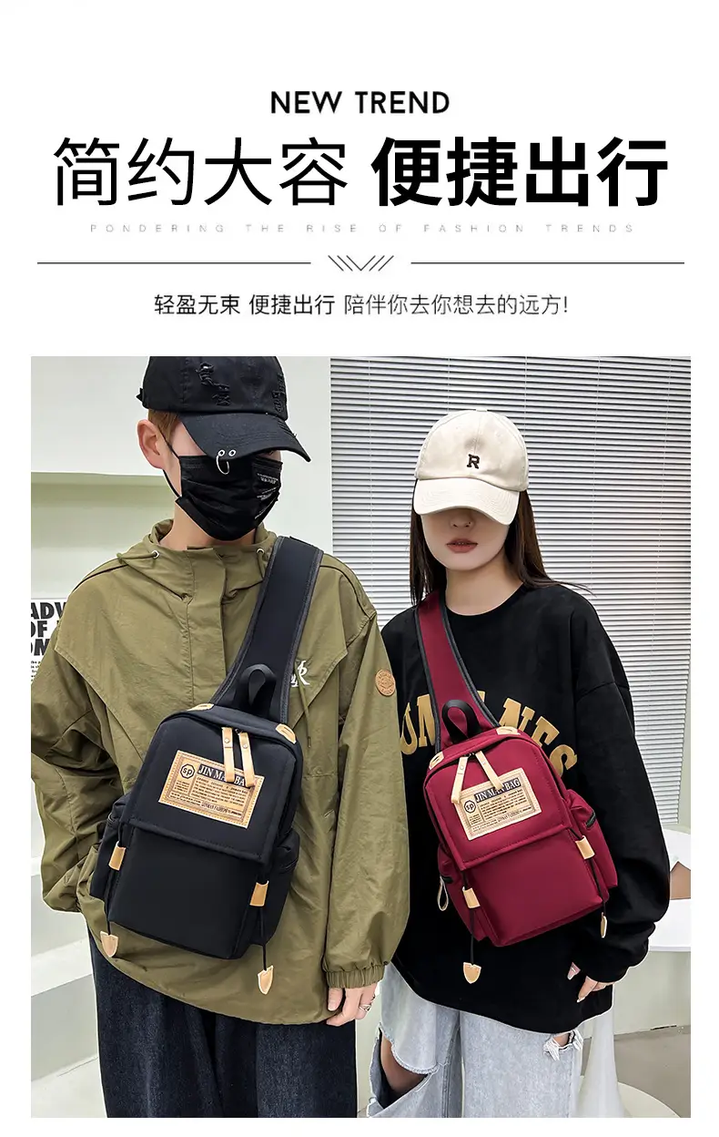 Crossbody Bag for Men Women Large Capacity Fashionable Lightweight — feature 3