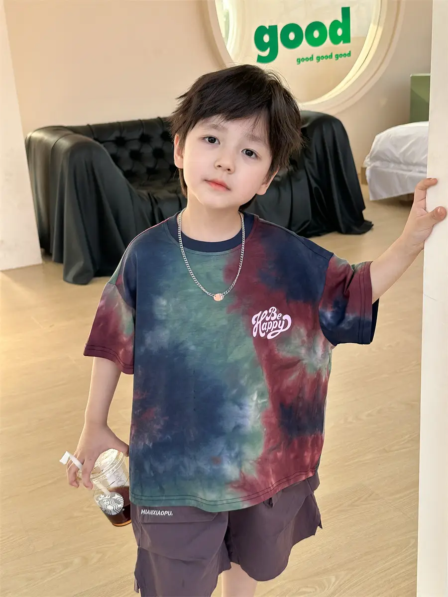 Baby Tie-Dye Korean Style Shorts Set 2025 — feature 13