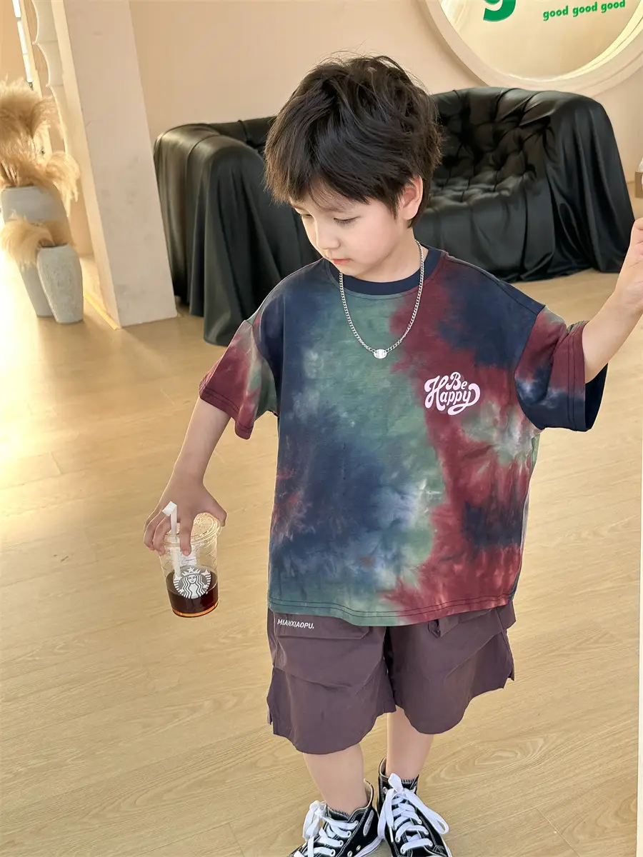 Baby Tie-Dye Korean Style Shorts Set 2025 — feature 14