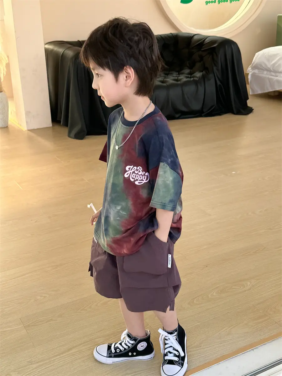 Baby Tie-Dye Korean Style Shorts Set 2025 — feature 16