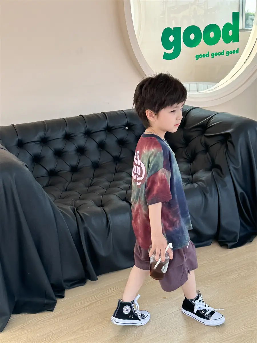 Baby Tie-Dye Korean Style Shorts Set 2025 — feature 18