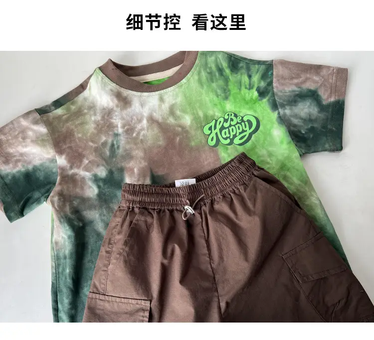 Baby Tie-Dye Korean Style Shorts Set 2025 — feature 6