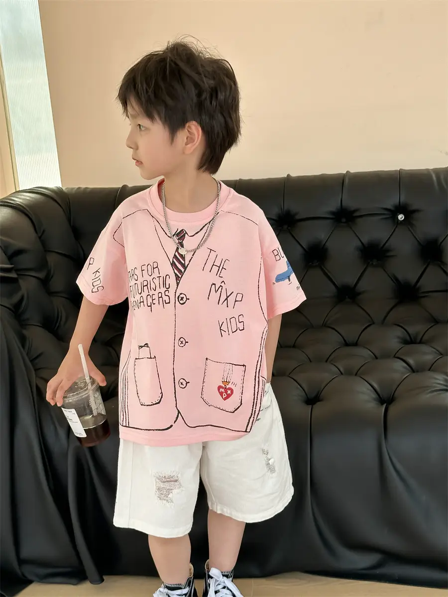 Boys Cotton Cartoon T-Shirt Summer 2025 Kids — feature 10