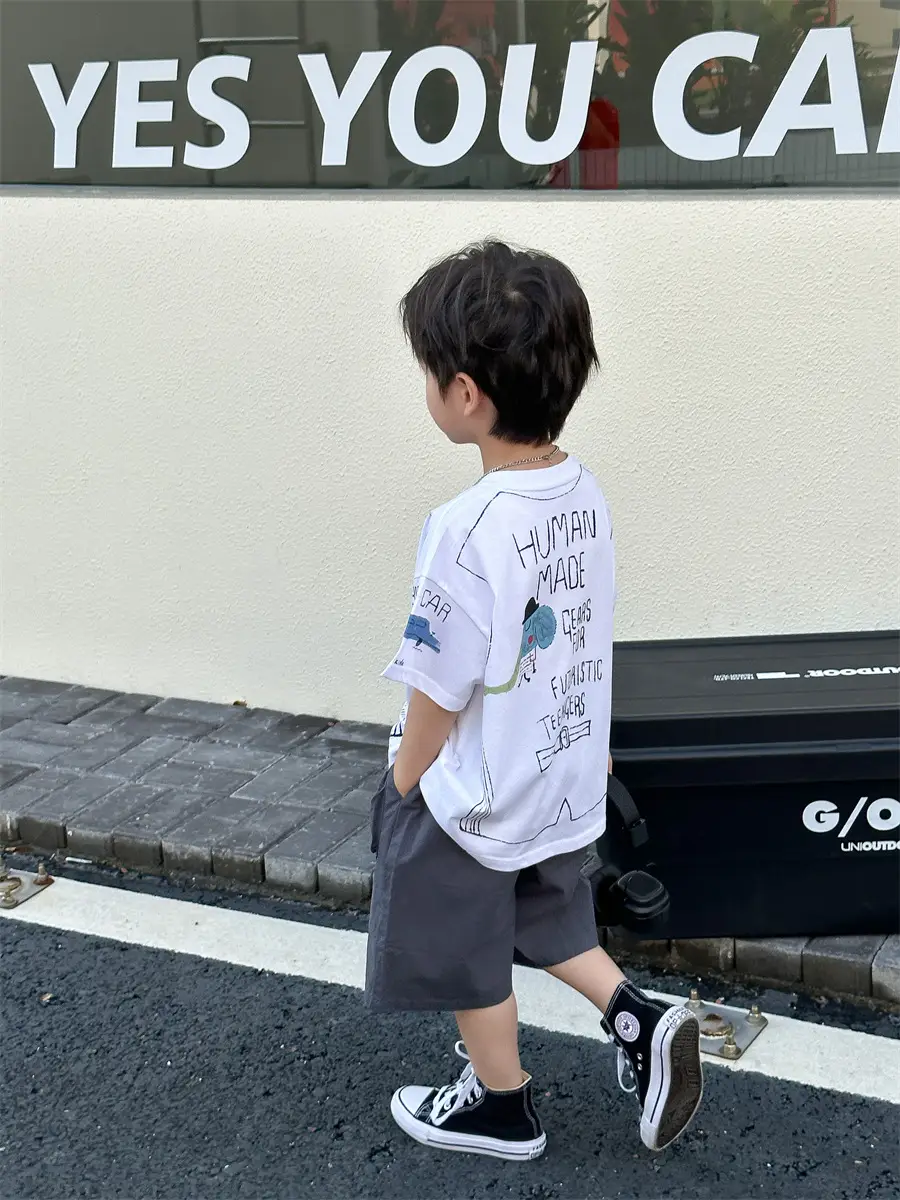 Boys Cotton Cartoon T-Shirt Summer 2025 Kids — feature 11