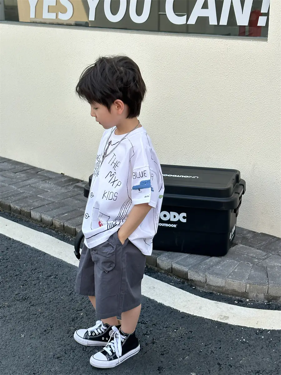 Boys Cotton Cartoon T-Shirt Summer 2025 Kids — feature 18