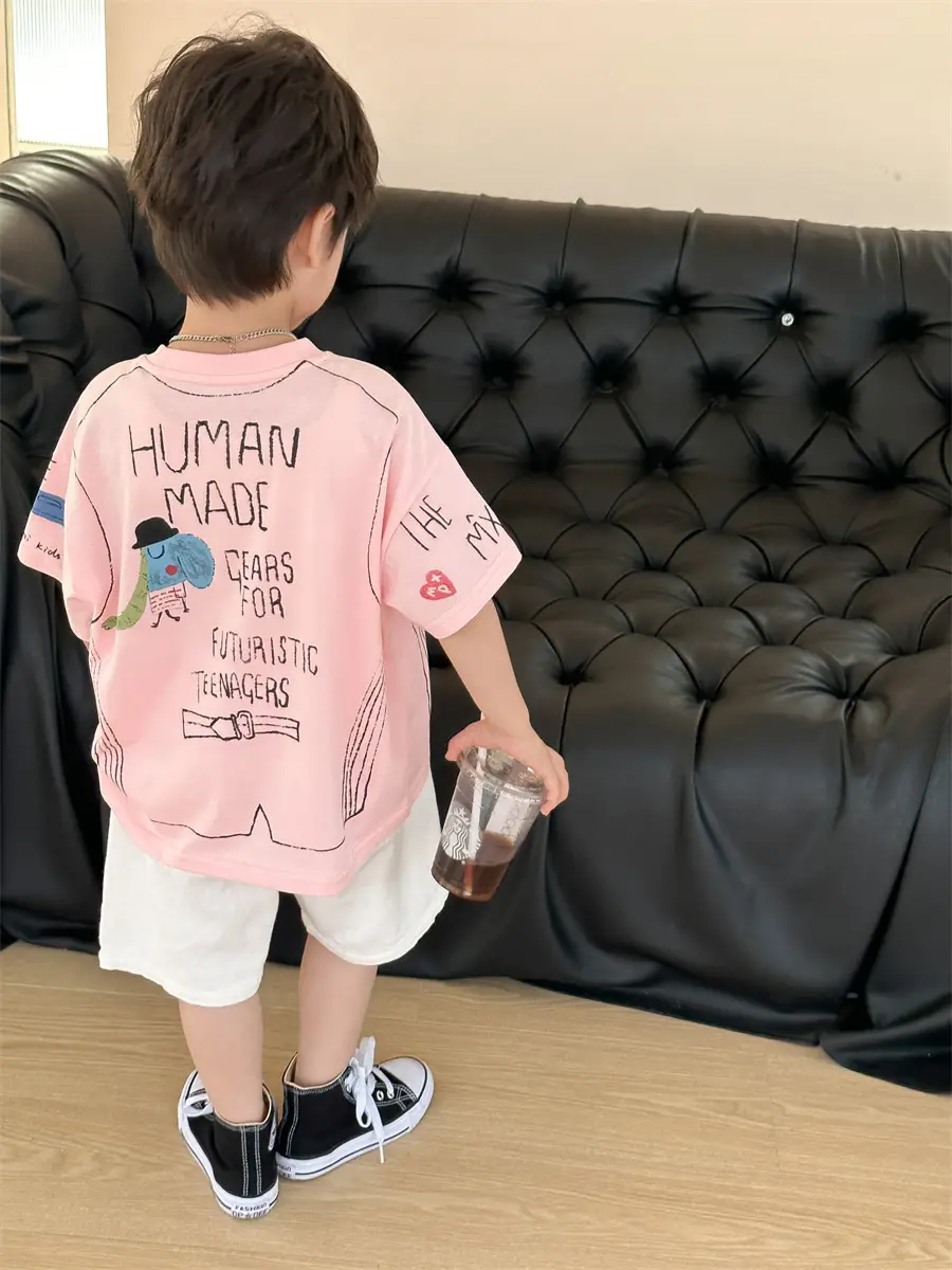 Boys Cotton Cartoon T-Shirt Summer 2025 Kids — feature 21