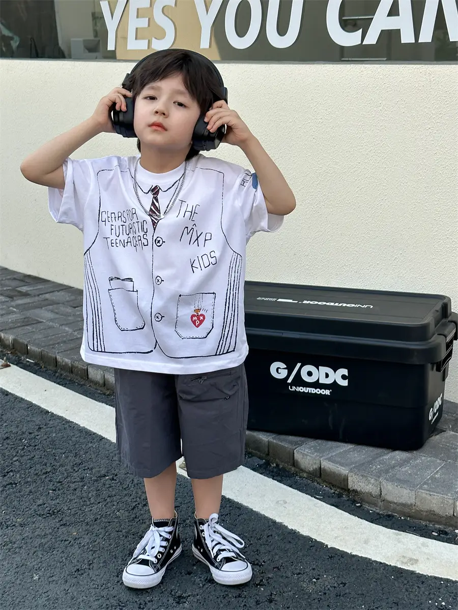 Boys Cotton Cartoon T-Shirt Summer 2025 Kids — feature 24