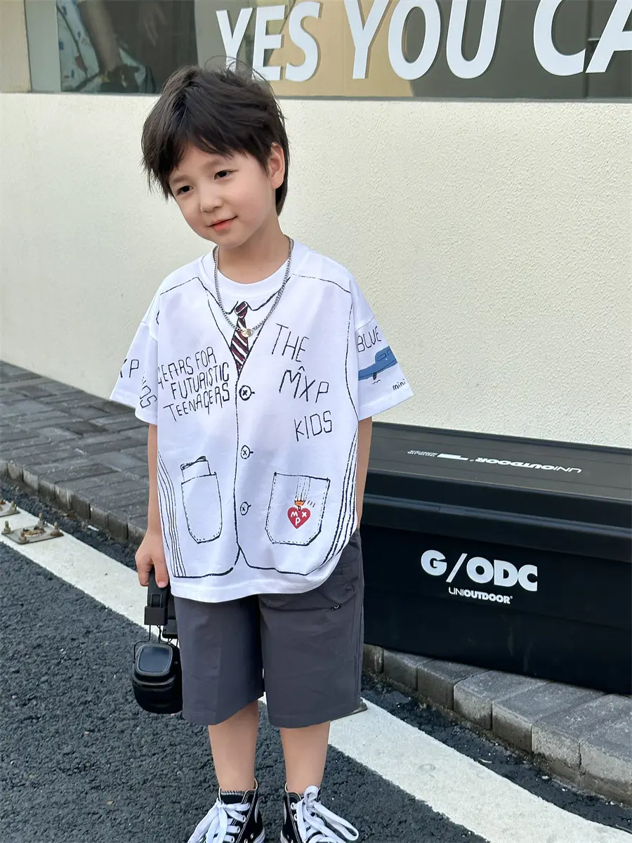 Boys Cotton Cartoon T-Shirt Summer 2025 Kids — feature 26