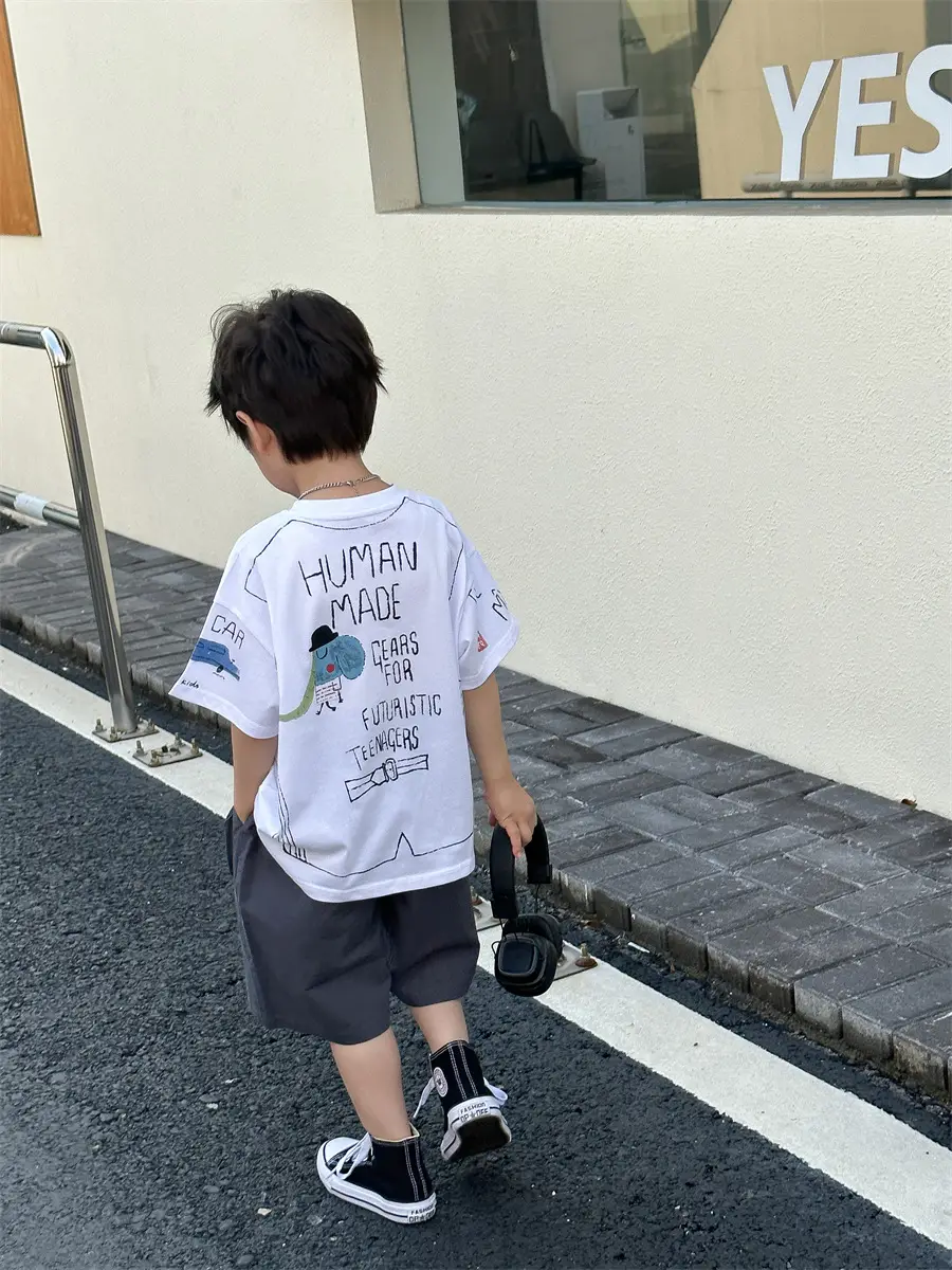 Boys Cotton Cartoon T-Shirt Summer 2025 Kids — feature 28
