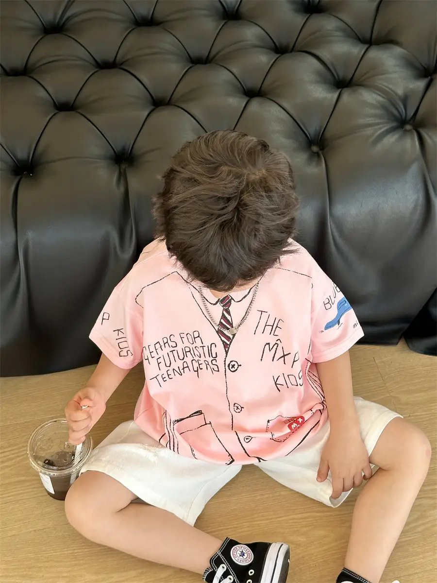 Boys Cotton Cartoon T-Shirt Summer 2025 Kids — feature 31